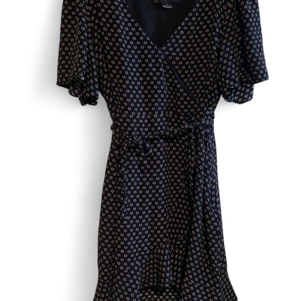 Sanctuary Navy Floral Wrap Dress